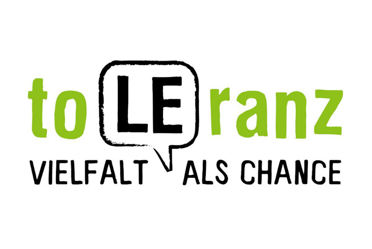 Logo Internationale Wochen gegen Rassismus - Claim: Toleranz - Vielfalt als Chance