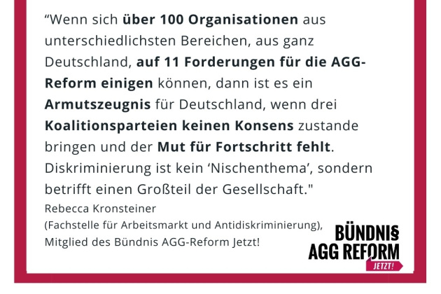Kampagnenbild AGG Bündnis