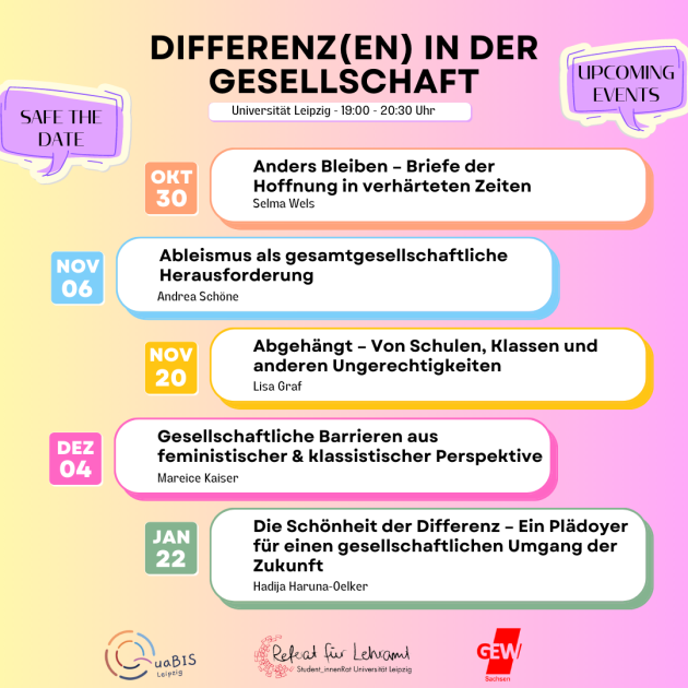 Veranstaltungsübersicht zur Reihe