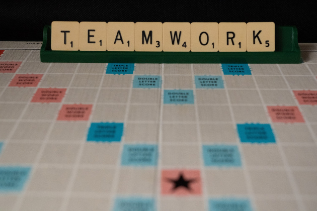Scrabble-Feld