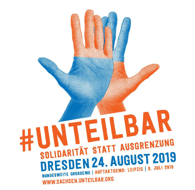 #unteilbar-Demosticker
