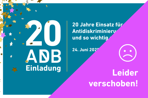 Leider verschoben
