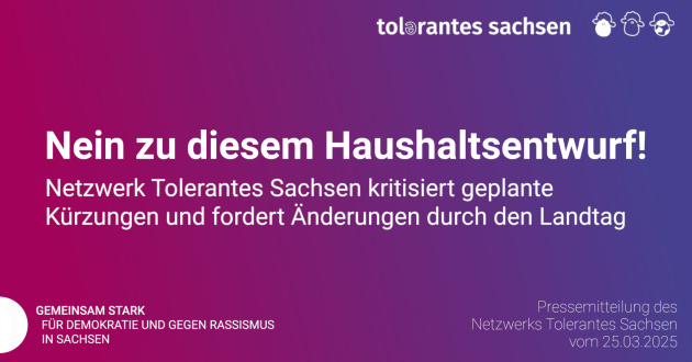 Nein zu diesem Haushaltsentwurf