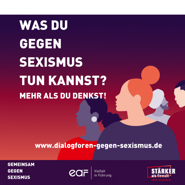 Web-Image von Dialogforen gegen Sexismus