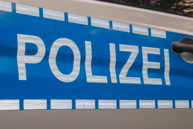 Tür eines Polizeiautos